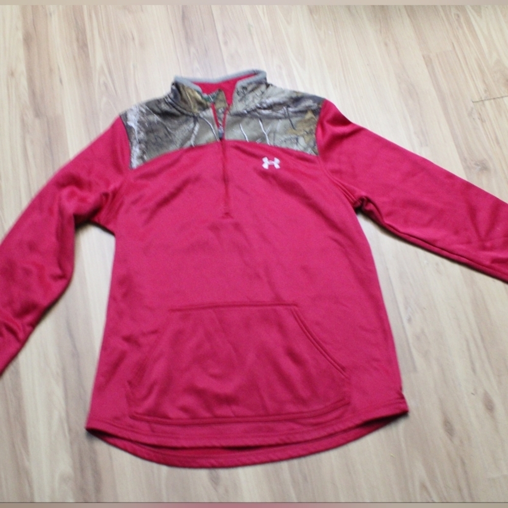 Under Armour Realtree 3/4 zip women's jacket size medium